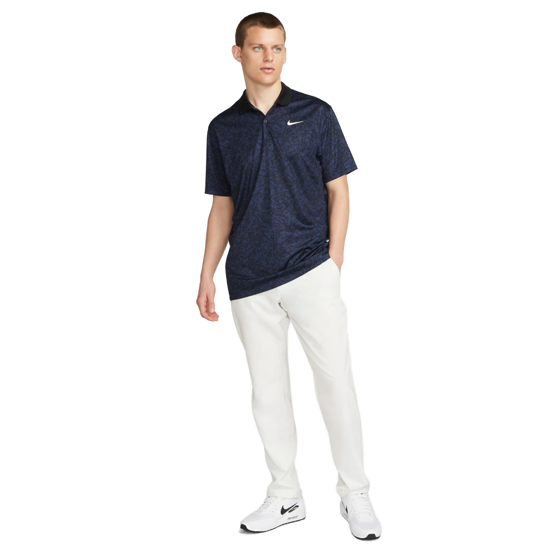 Nike Dri-Fit Victory + Micro AOP - Midnight Navy/White