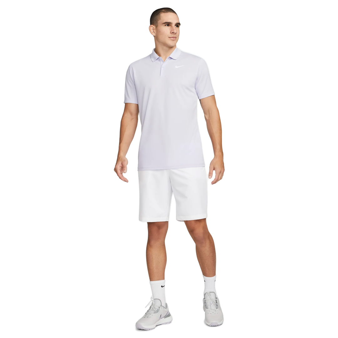 Nike Dri-Fit Victory Solid Polo - Oxygen Purple/White