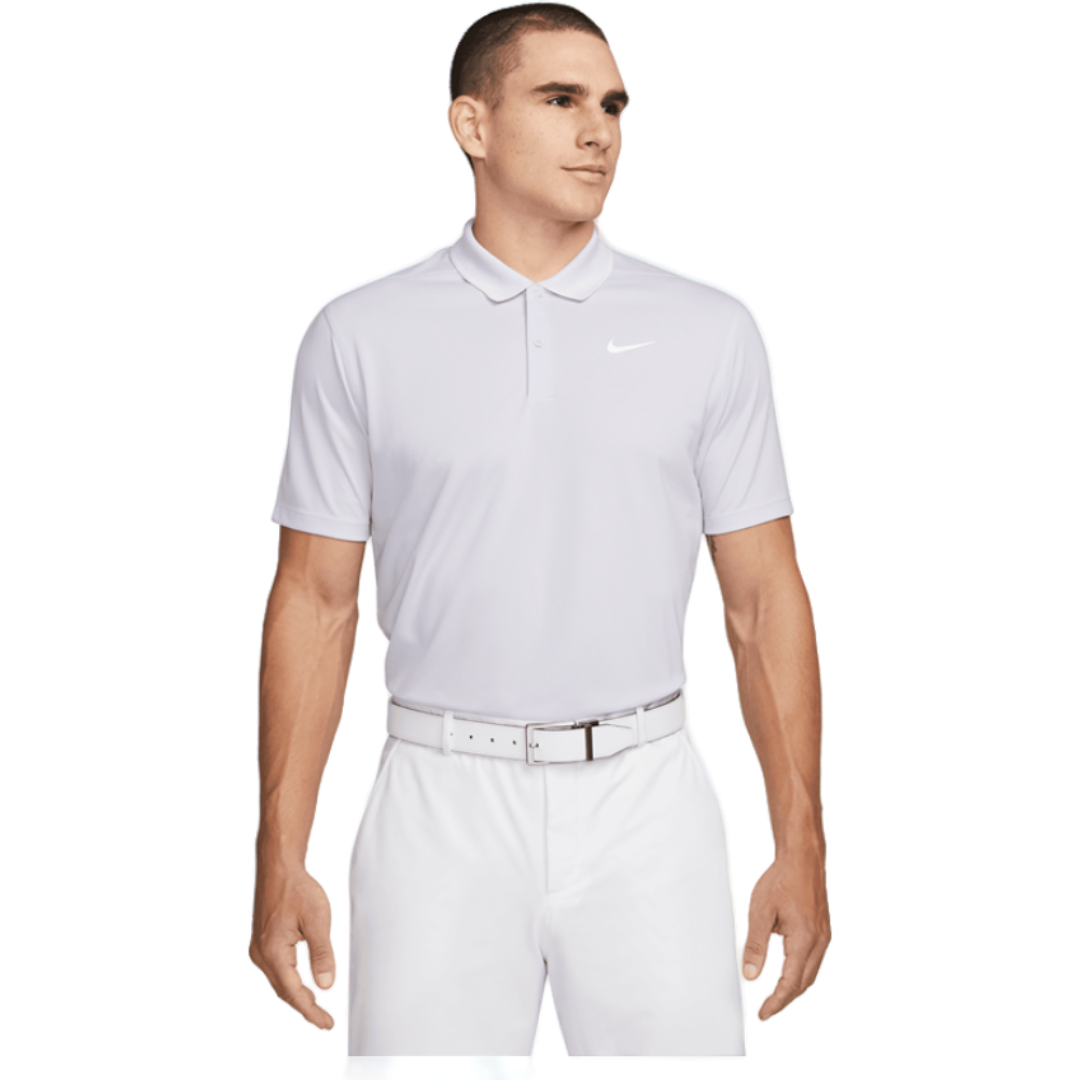 Nike Dri-Fit Victory Solid Polo - Oxygen Purple/White