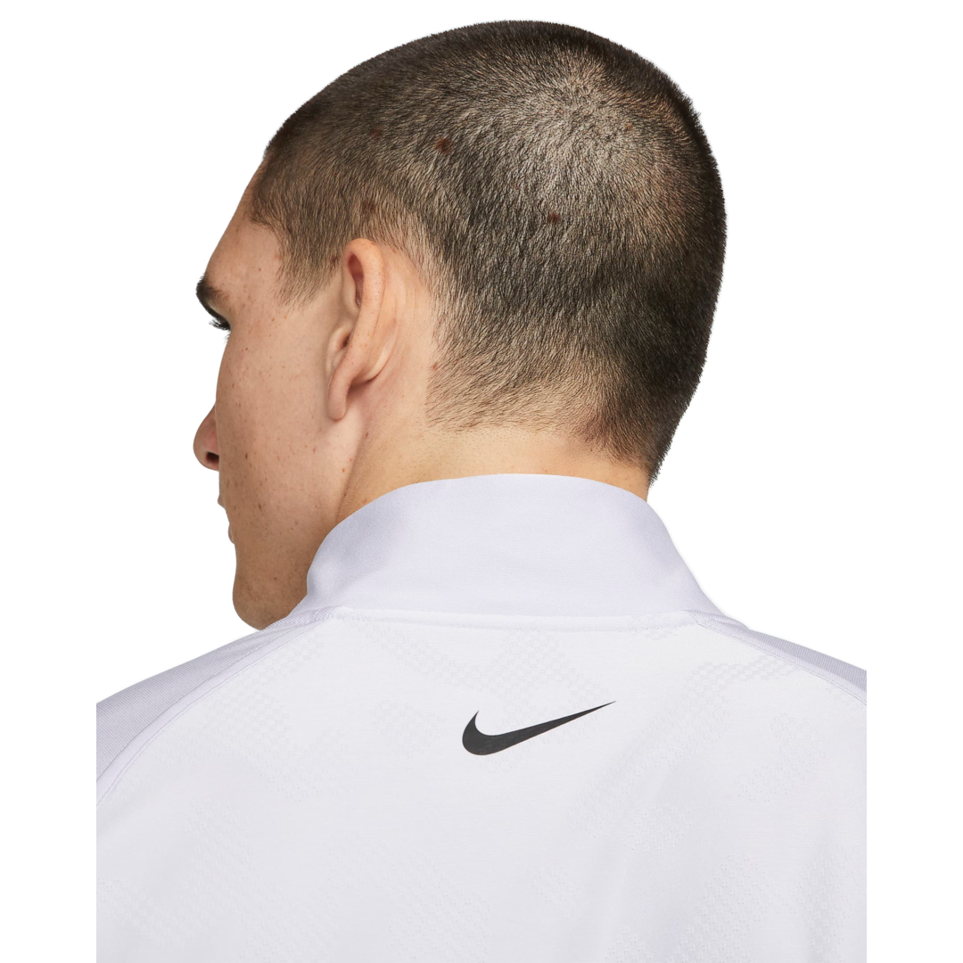 Nike Tour Dri-Fit ADV Half Zip Top - Oxygen Purple/White