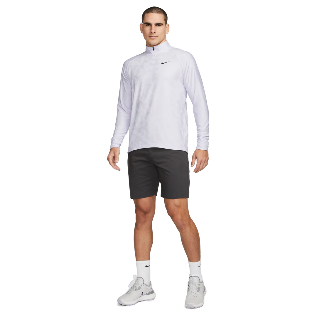 Nike Tour Dri-Fit ADV Half Zip Top - Oxygen Purple/White