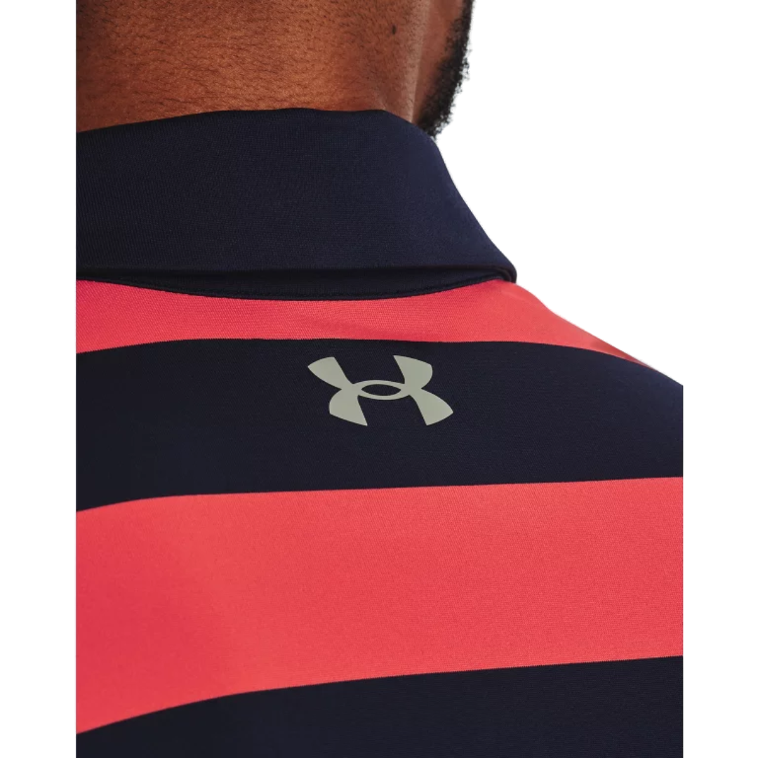 Under Armour Playoff 3.0 Stripe Polo - Midnight Navy