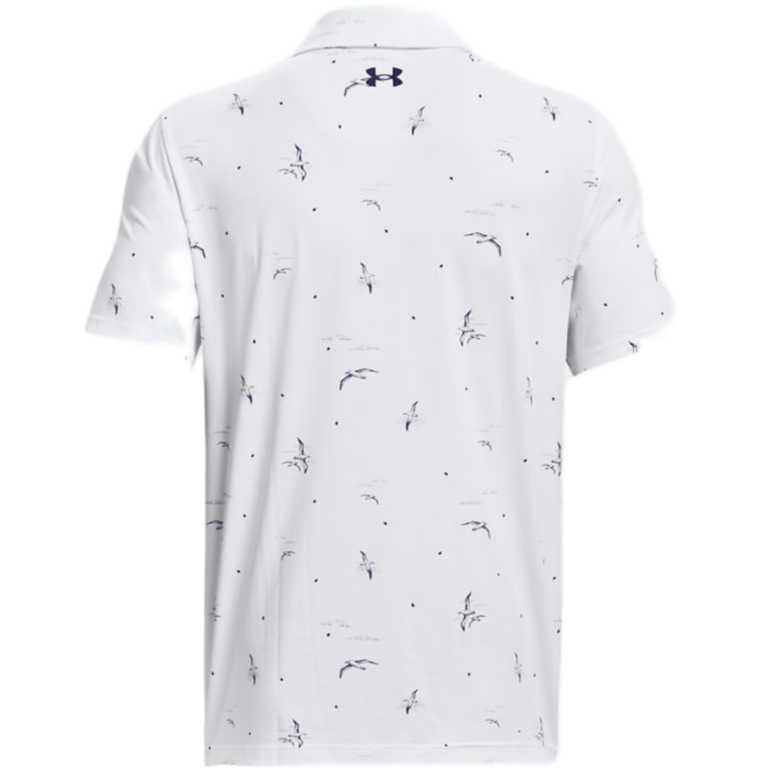 Under Armour Playoff Polo Printed 3.0- White