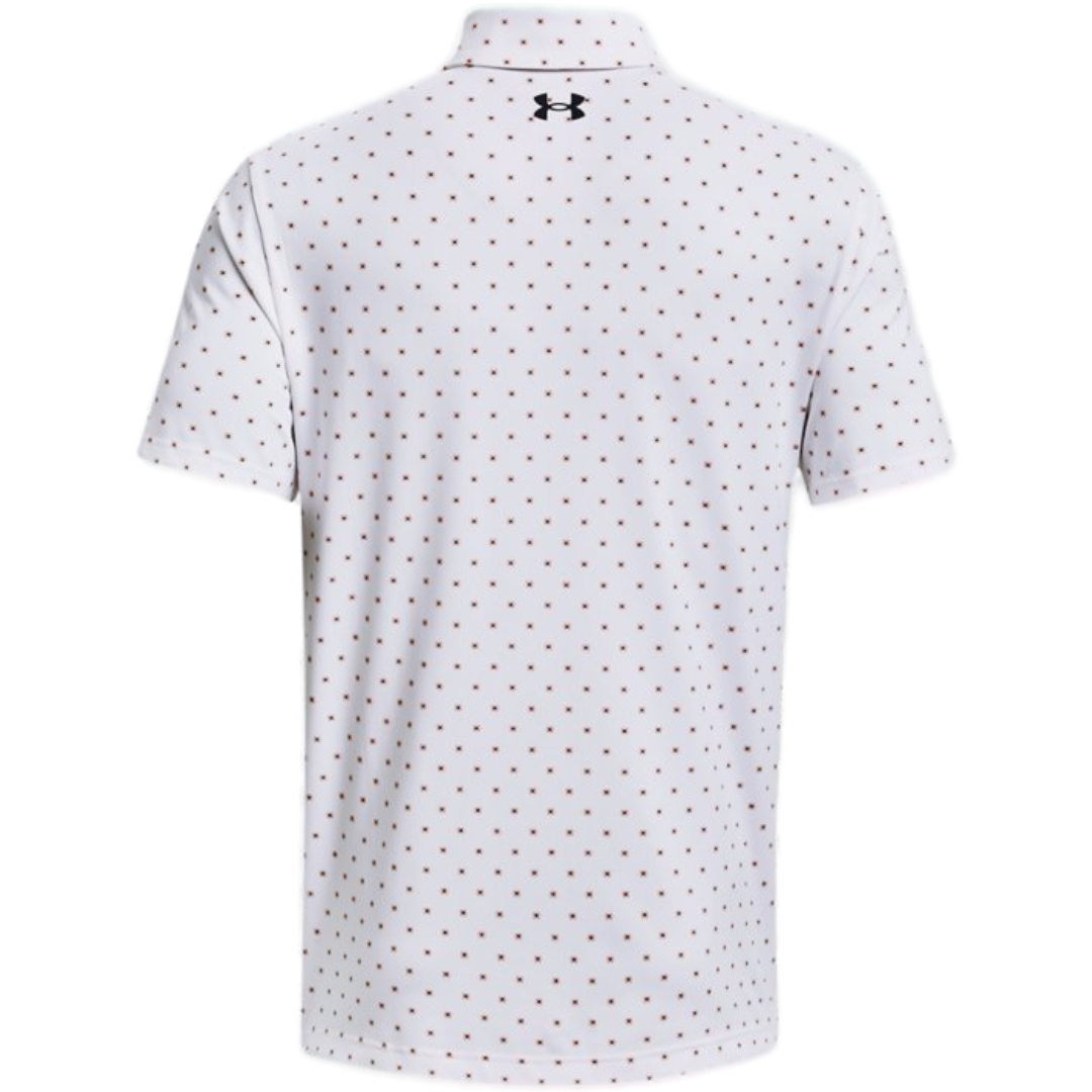 Under Armour Playoff 3.0 Printed Polo - White
