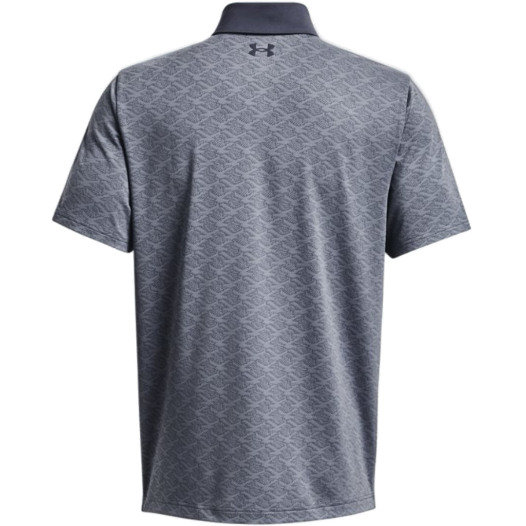 Under Armour Playoff Birdie Jacquard Polo - Downpour Gray