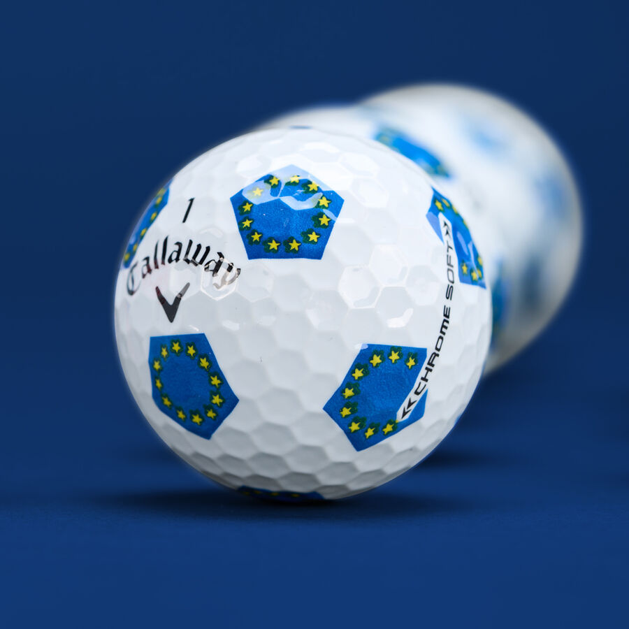 Ryder Cup Callaway Chrome Soft Truvis Dozen | Team Europe
