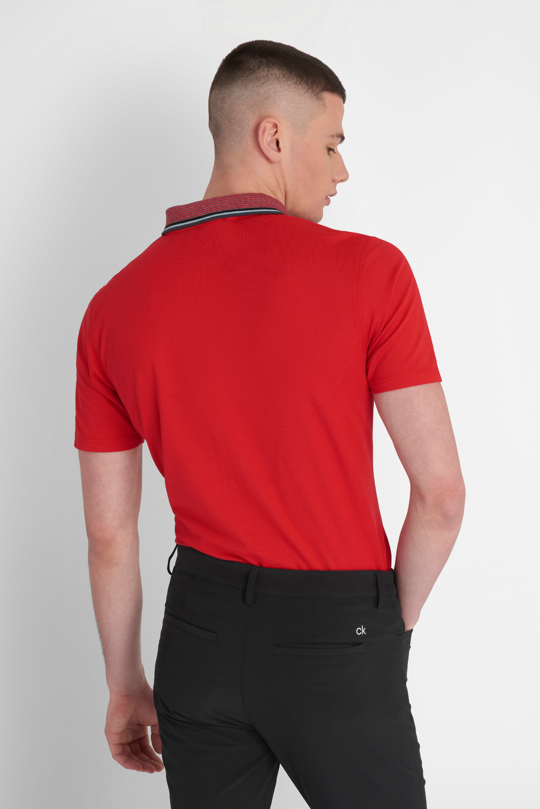 Calvin Klein Monterey Polo Shirt - Cardinal Red