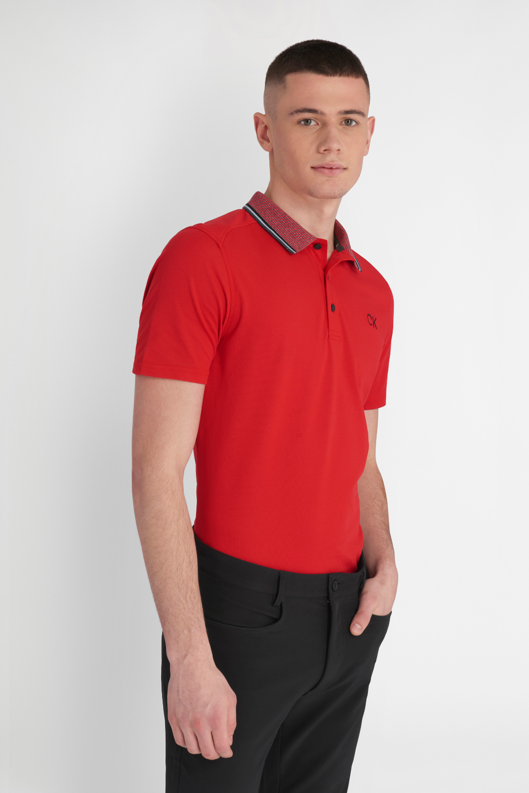 Calvin Klein Monterey Polo Shirt - Cardinal Red