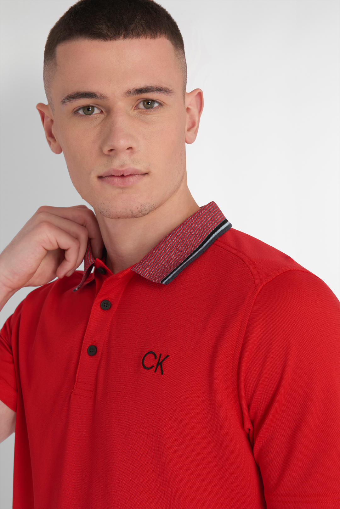 Calvin Klein Monterey Polo Shirt - Cardinal Red