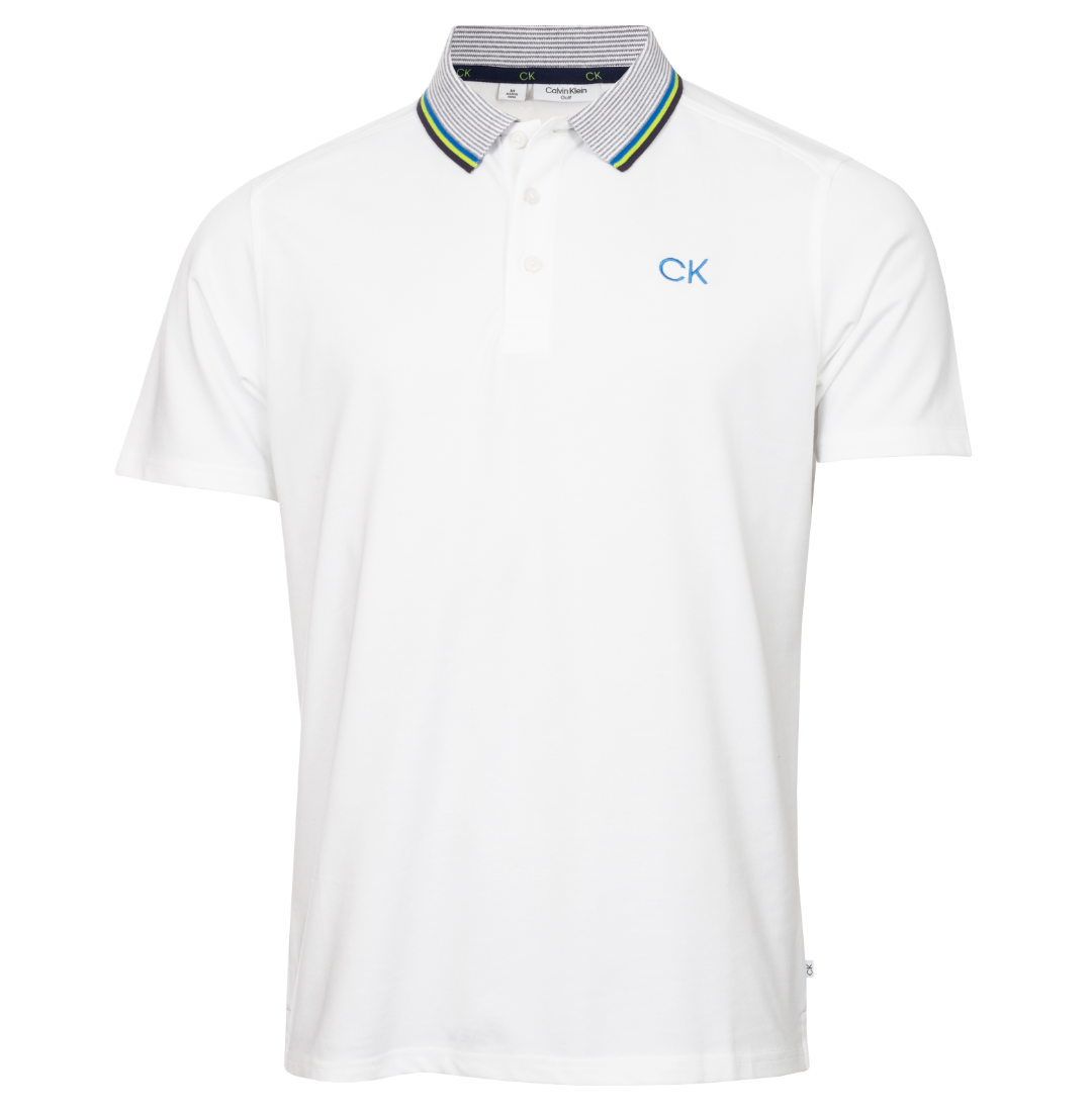 Calvin Klein Monterey Polo Shirt - White
