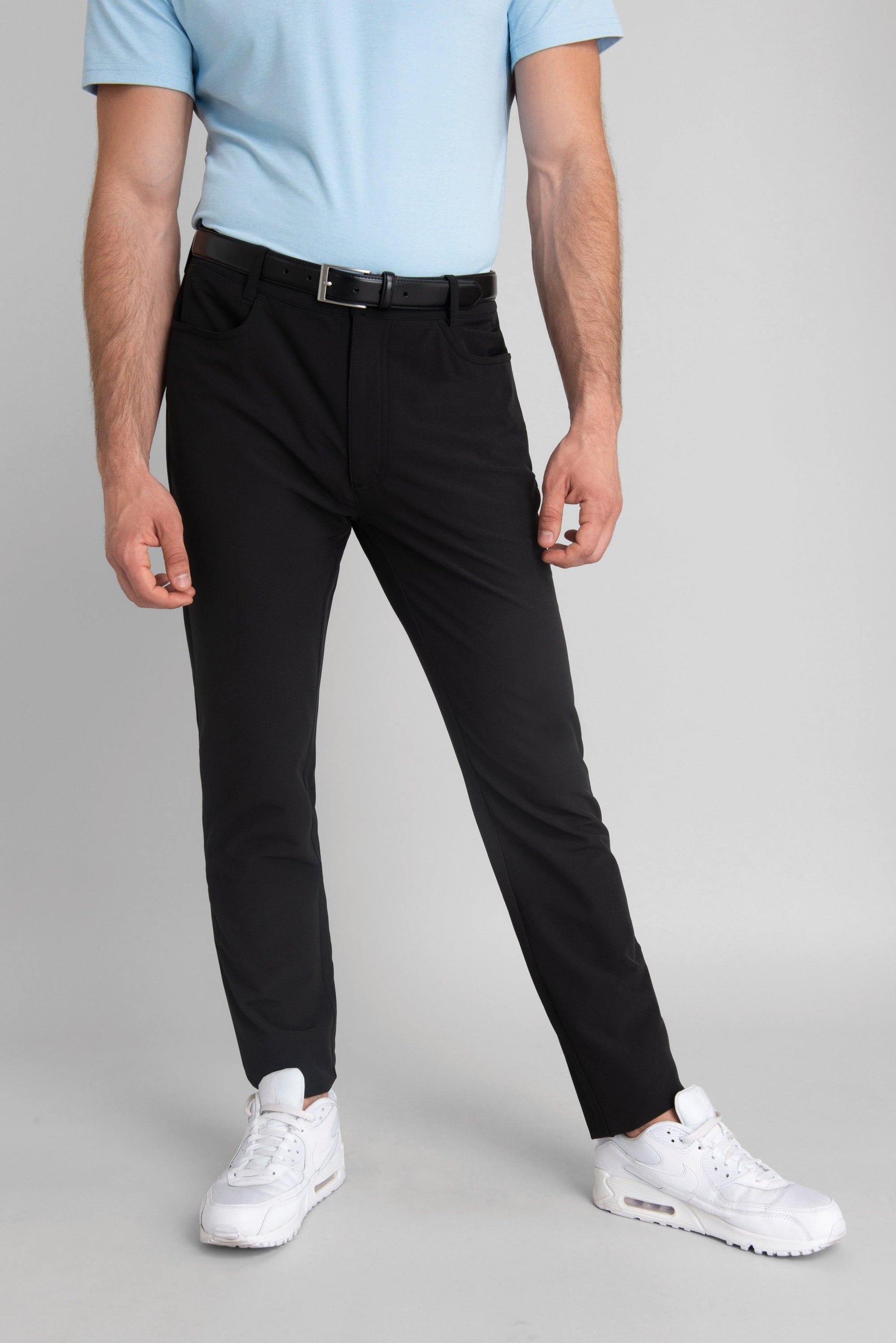 Calvin Klein Genius 4-Way Stretch Trousers - Black