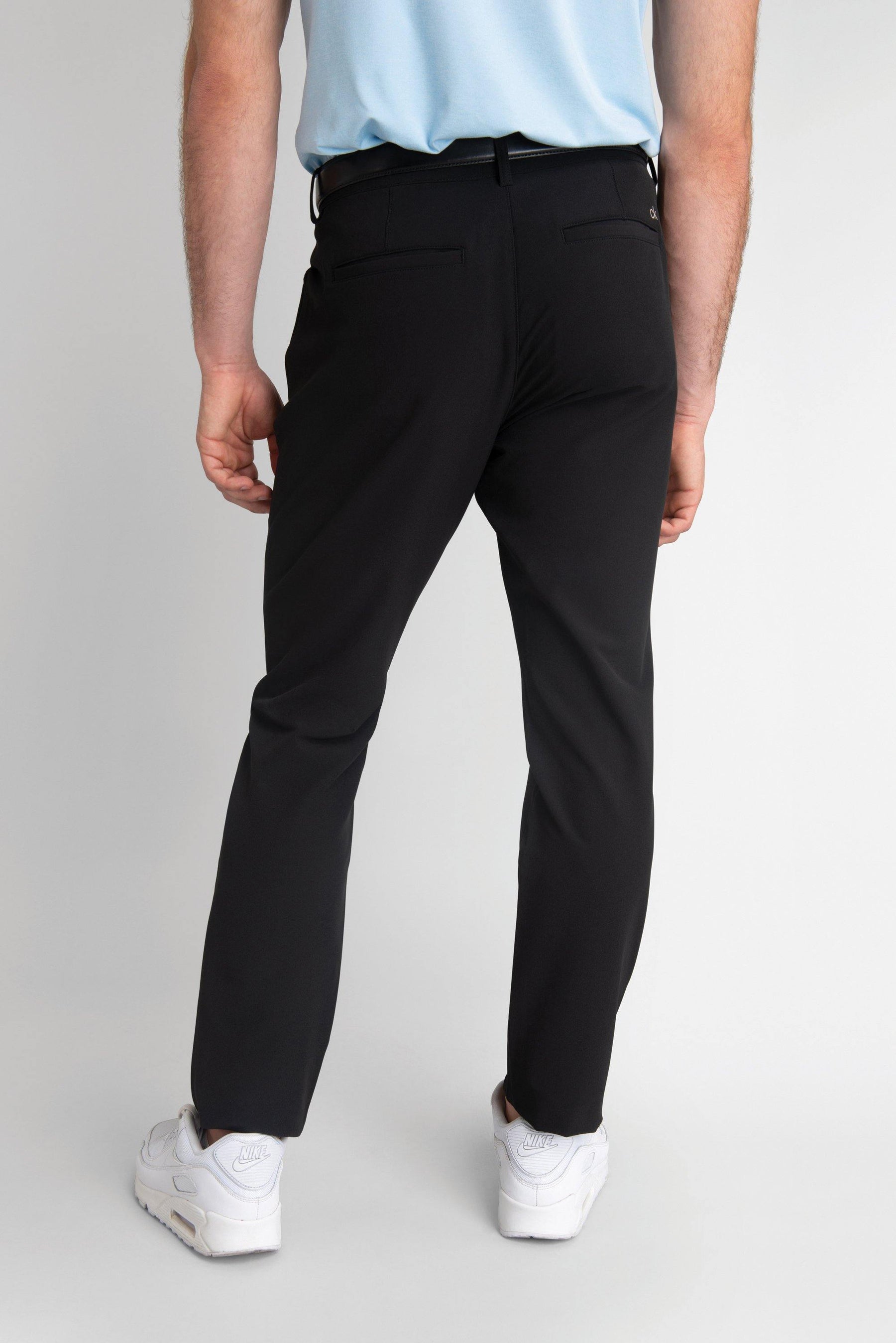 Calvin Klein Genius 4-Way Stretch Trousers - Black