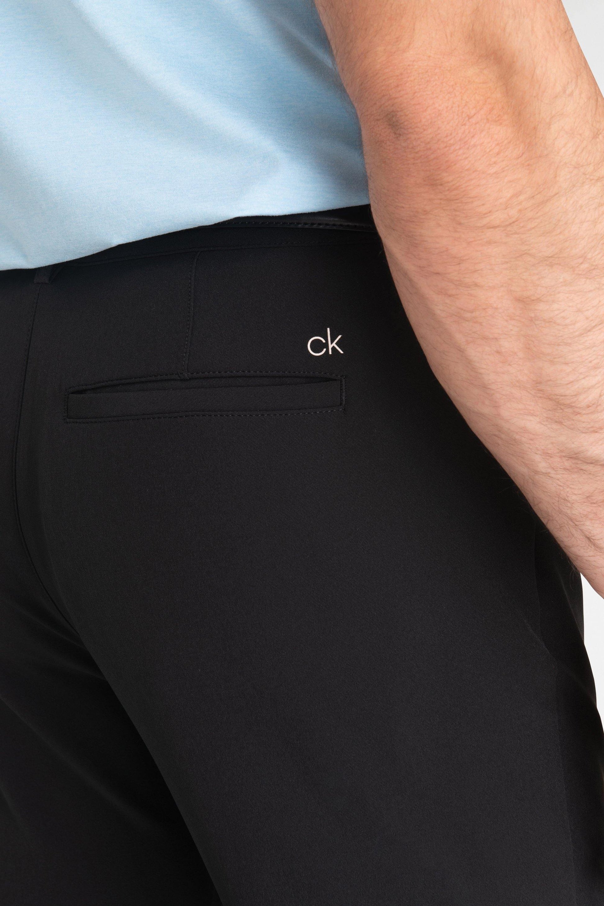 Calvin Klein Genius 4-Way Stretch Trousers - Black