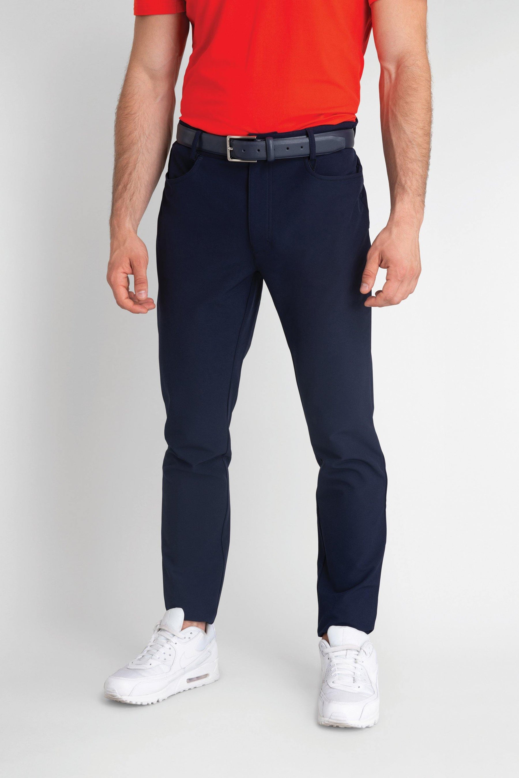 Calvin Klein Genius 4-Way Stretch Trousers - Navy