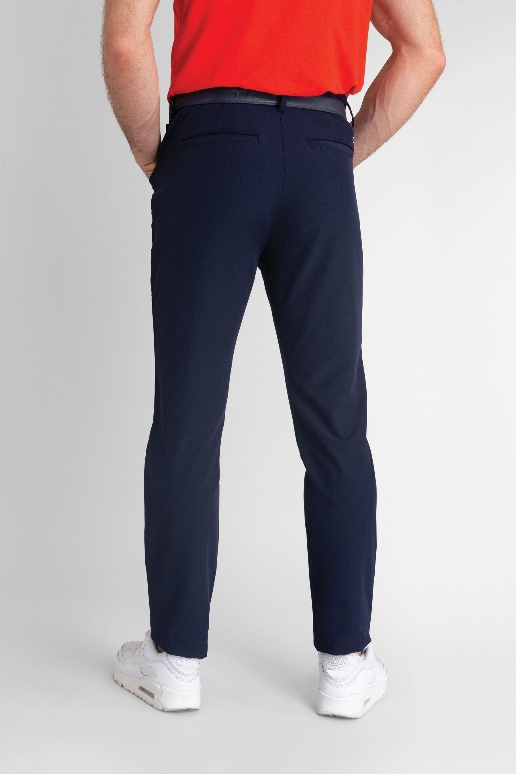 Calvin Klein Genius 4-Way Stretch Trousers - Navy