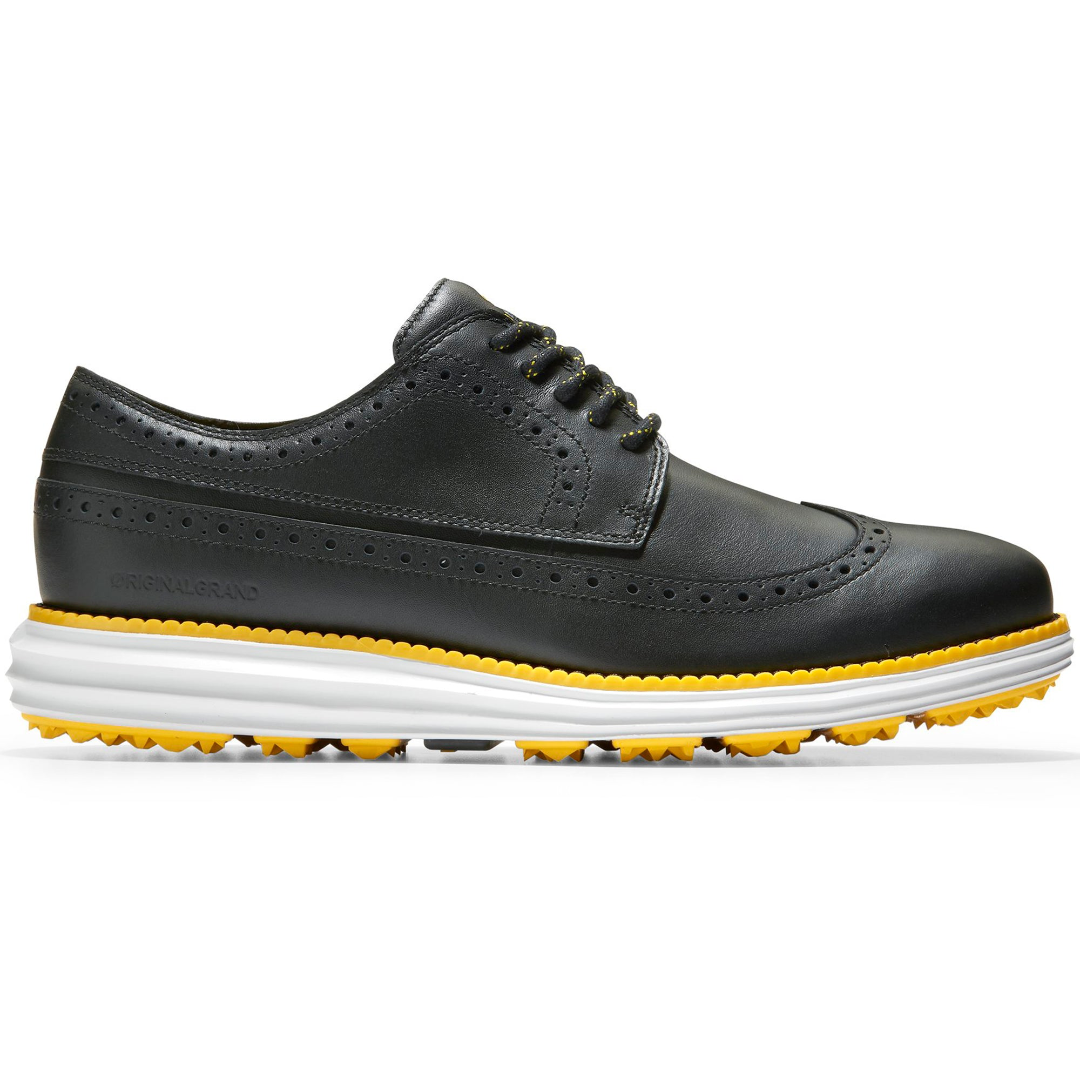 Cole Haan OrignalGrand Wing Ox Golf Shoes Black Desirable Golf