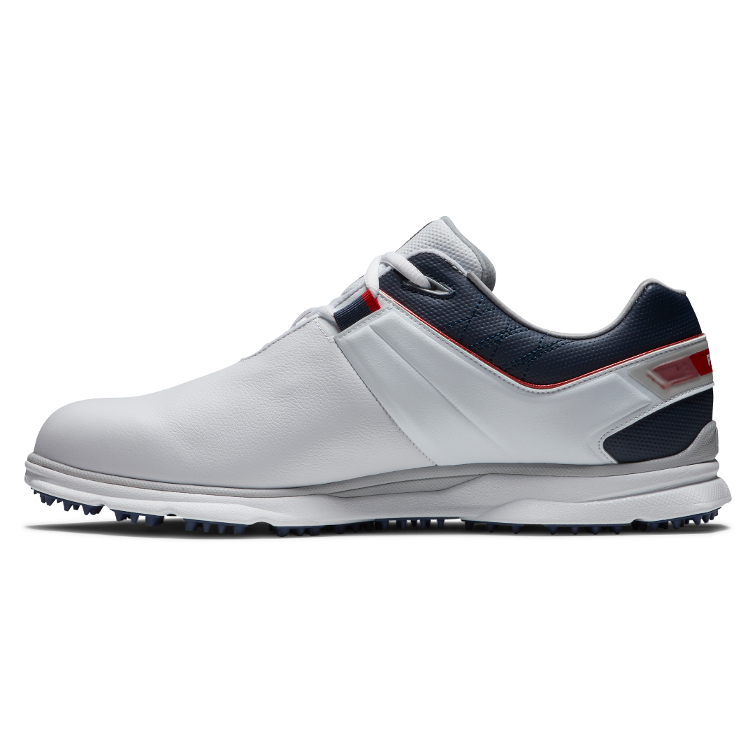 Footjoy Pro SL 2022 golf shoes white navy red
