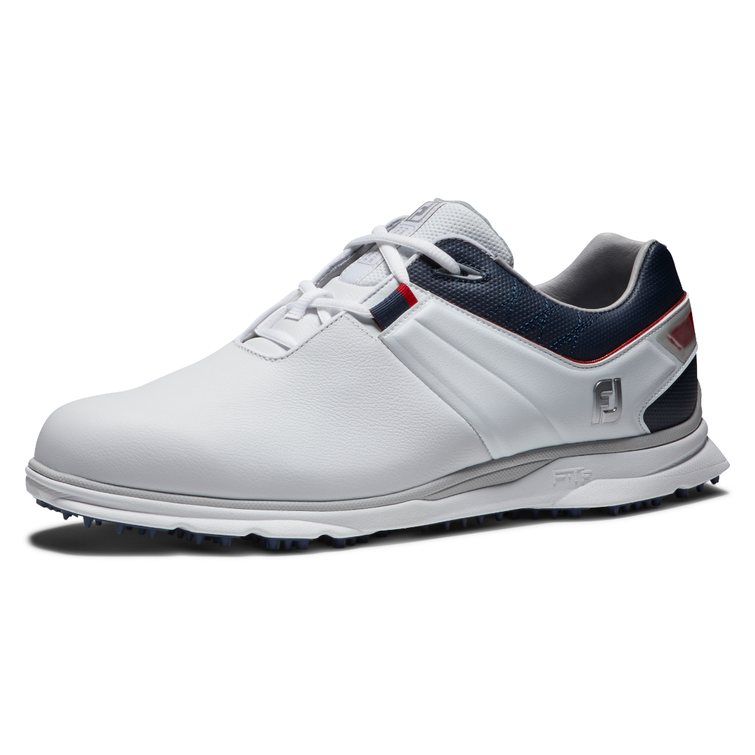 Footjoy Pro SL 2022 golf shoes white navy red
