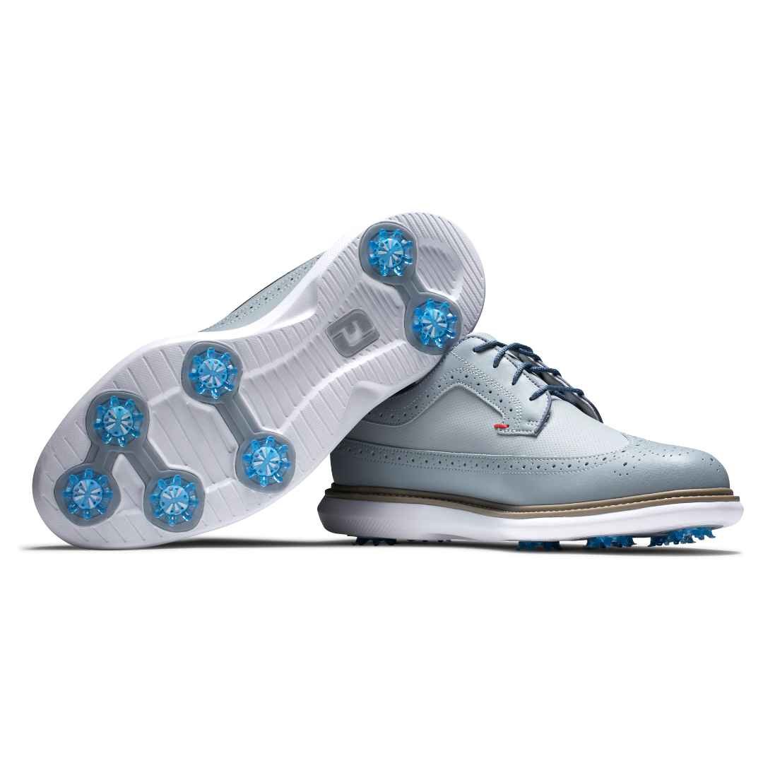 Footjoy traditions wingtip 2022 golf shoes grey