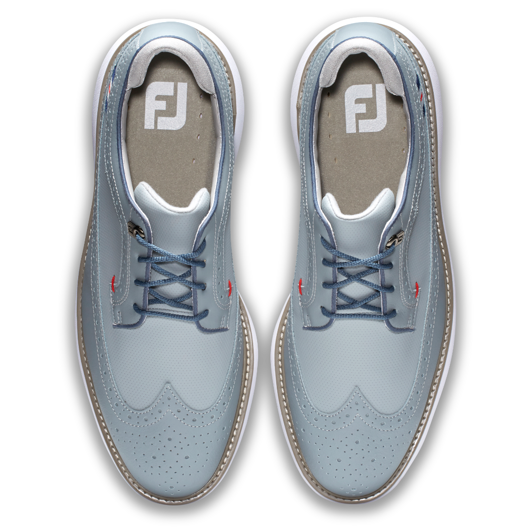 Footjoy traditions wingtip 2022 golf shoes grey