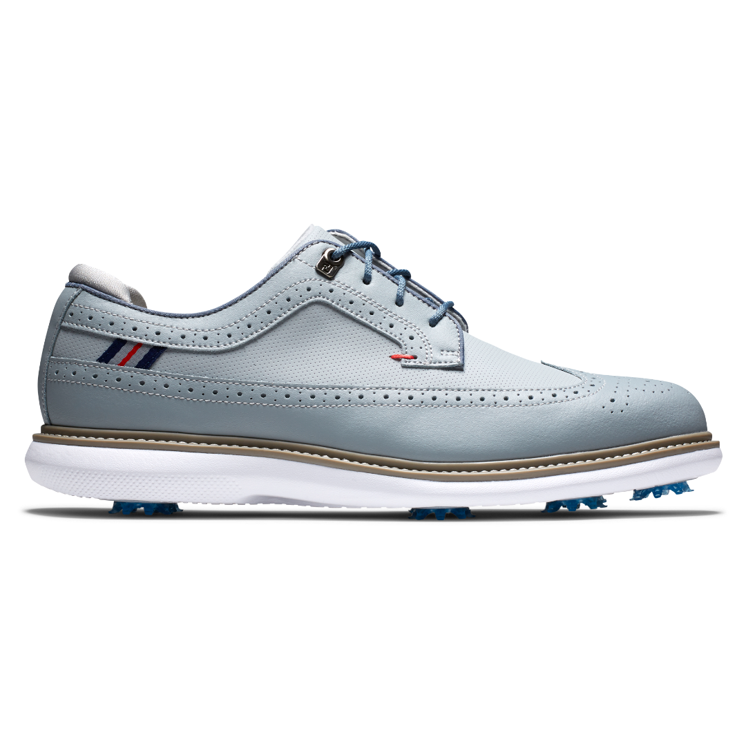 Footjoy traditions wingtip 2022 golf shoes grey