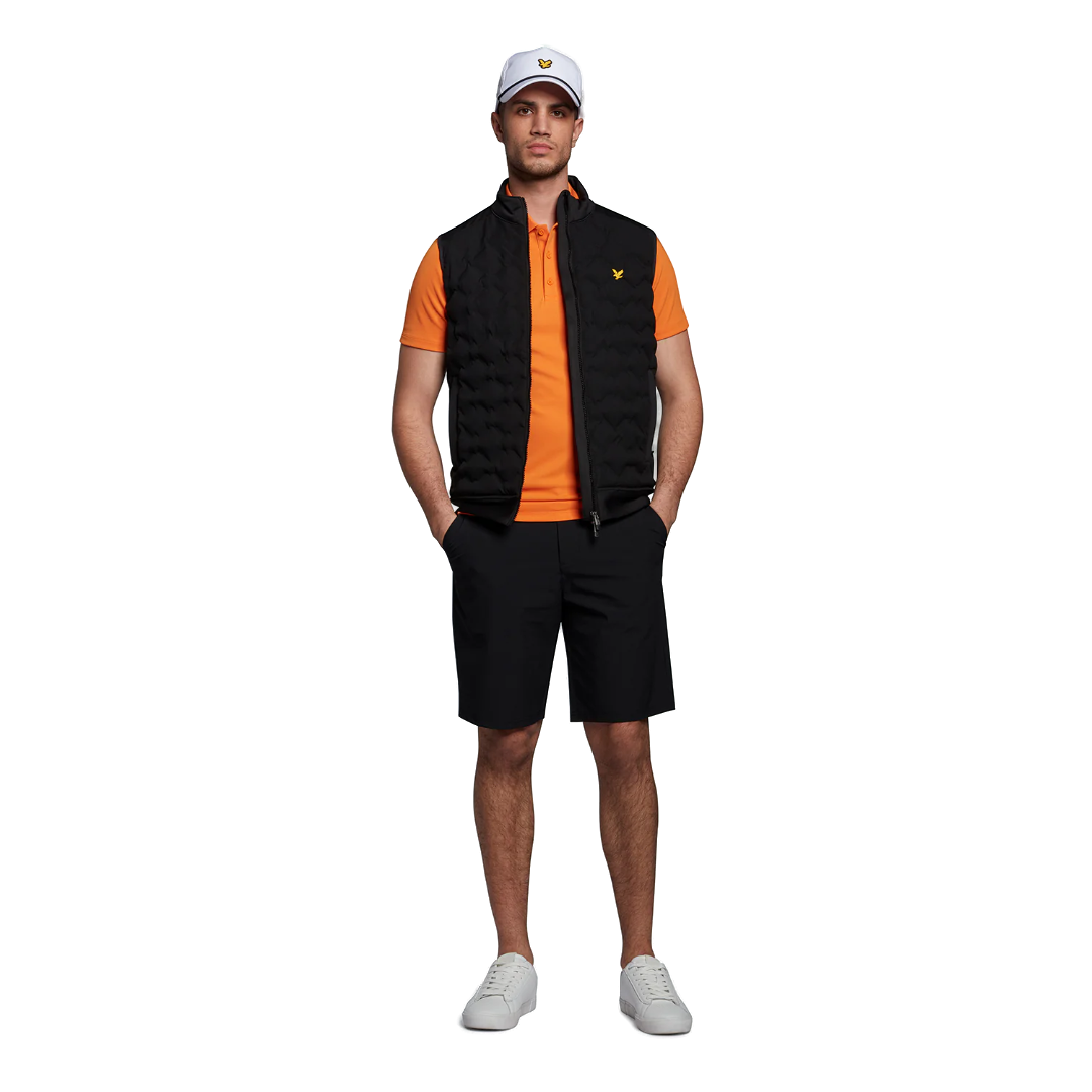 Lyle & Scott Golf Tech Polo Shirt - Fox Orange