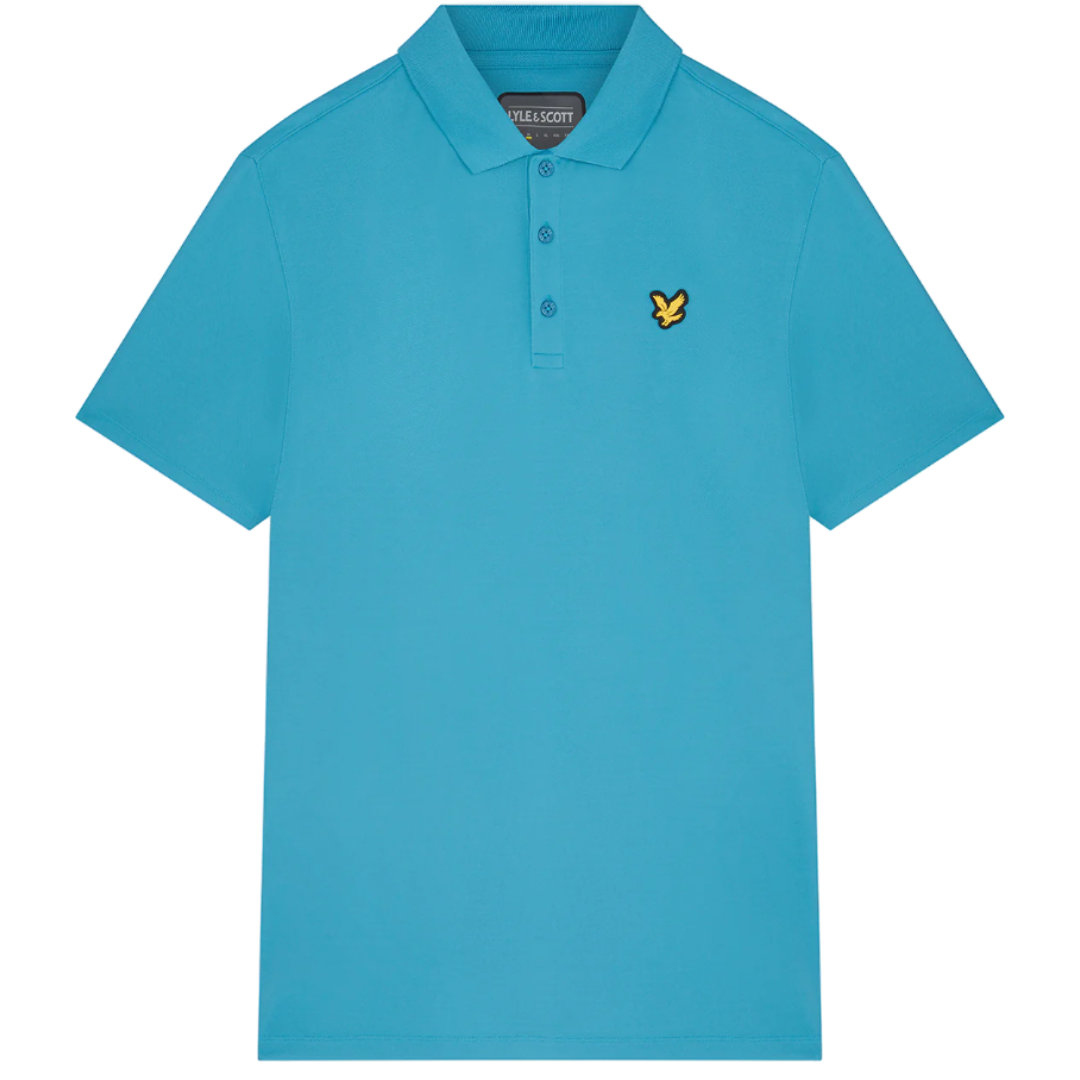 Lyle & Scott Golf Tech Polo Shirt - Moonstone