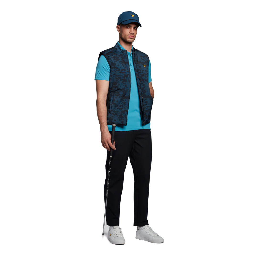 Lyle & Scott Golf Tech Polo Shirt - Moonstone