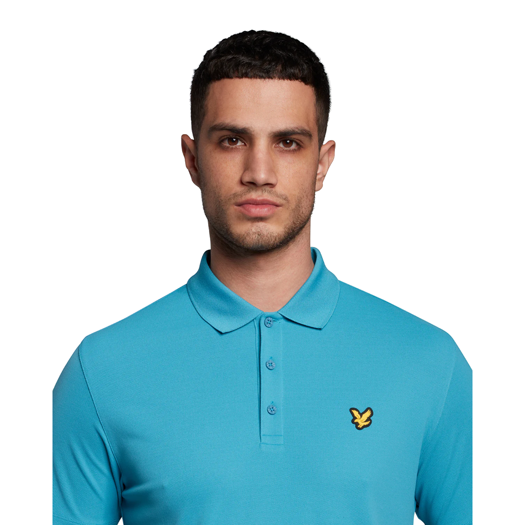 Lyle & Scott Golf Tech Polo Shirt - Moonstone