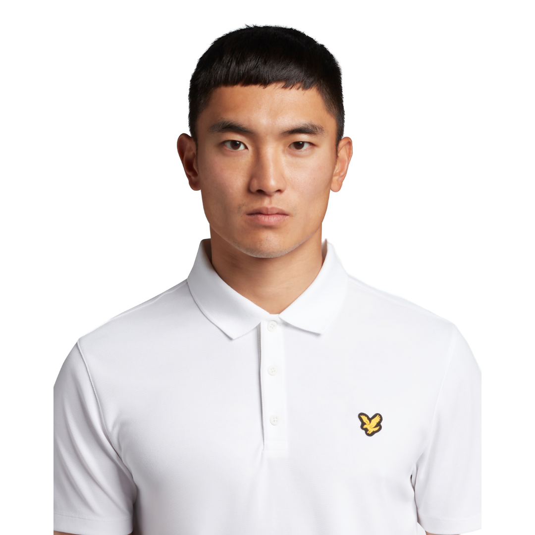 Lyle & Scott Golf Tech Polo - White