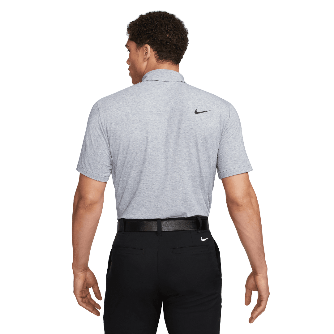 Nike Dri-Fit Tour Polo Heather - Midnight Navy/White