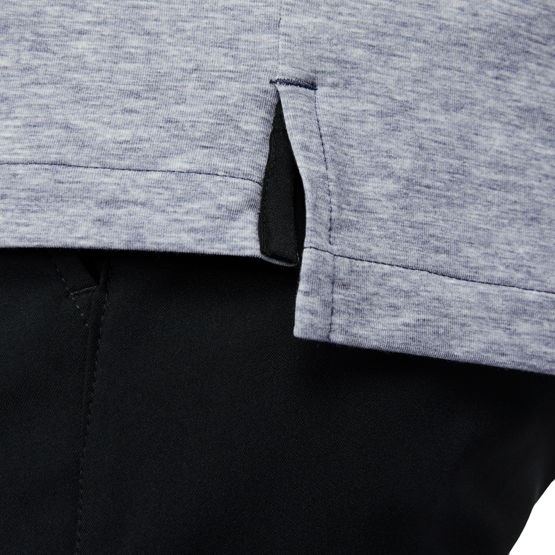 Nike Dri-Fit Tour Polo Heather - Midnight Navy/White