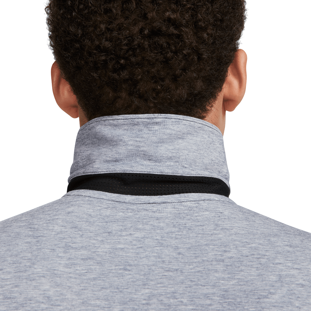 Nike Dri-Fit Tour Polo Heather - Midnight Navy/White