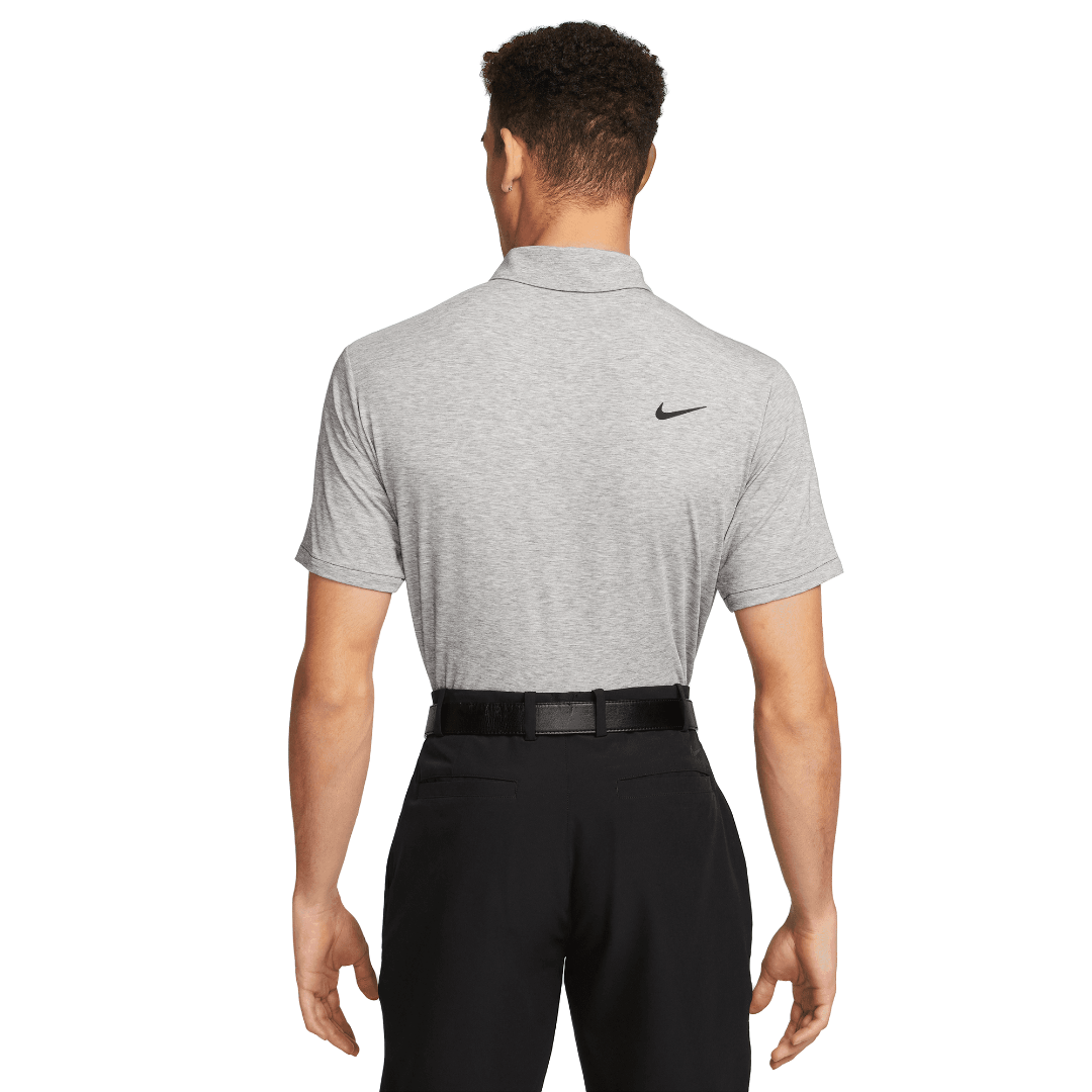 Nike Dri-Fit Tour Polo Heather - Black/White