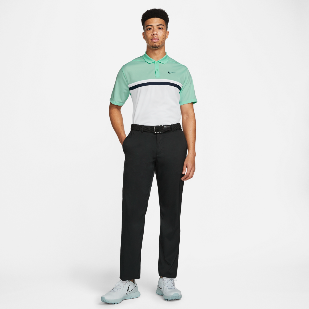 Nike Dri-Fit Victory Colourblock Polo Shirt - Mint Foam