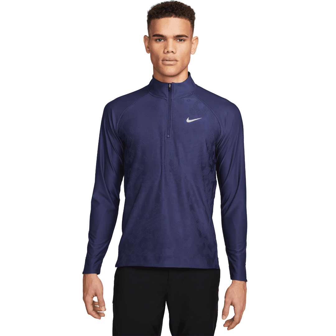 Nike Tour Dri-Fit ADV Half Zip Top - Midnight Navy