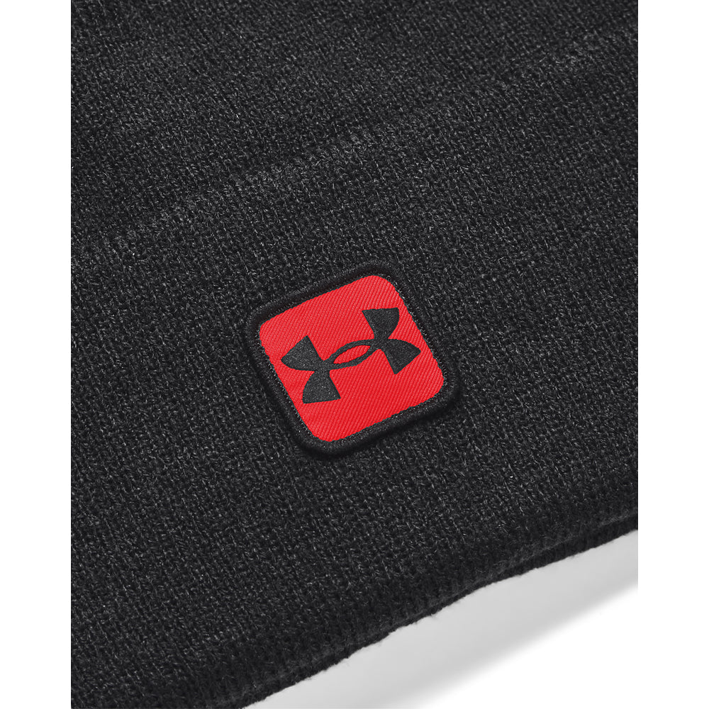 Under Armour Halftime Cuff Beanie - Black/Red