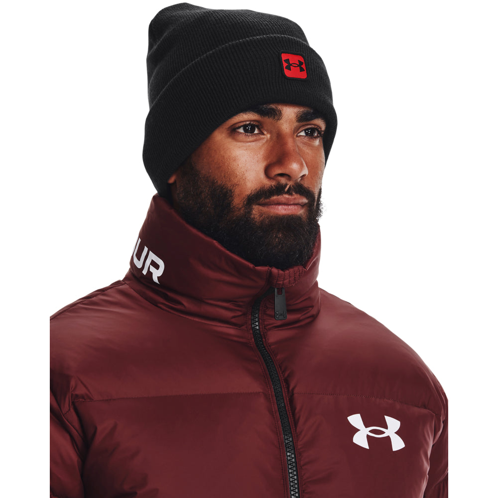 Under Armour Halftime Cuff Beanie - Black/Red
