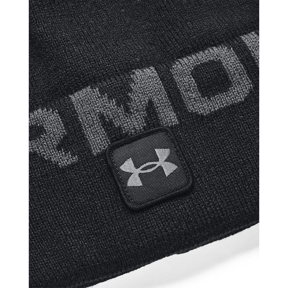 Under Armour Halftime Fleece Pom Pom Beanie - Black