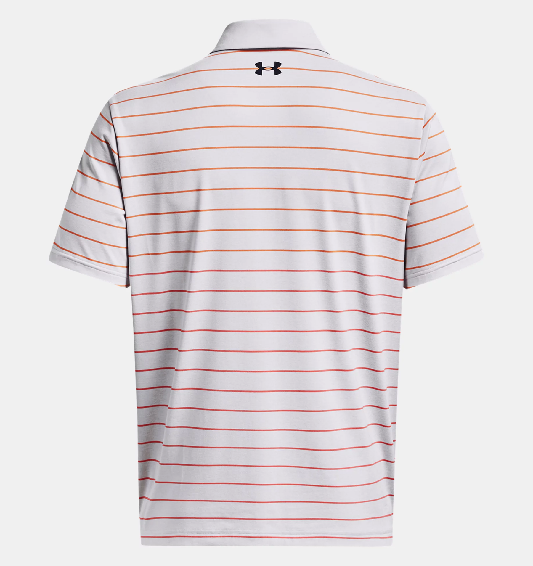 Under Armour Playoff 3.0 Stripe Polo - Halo Gray / Orange Blast