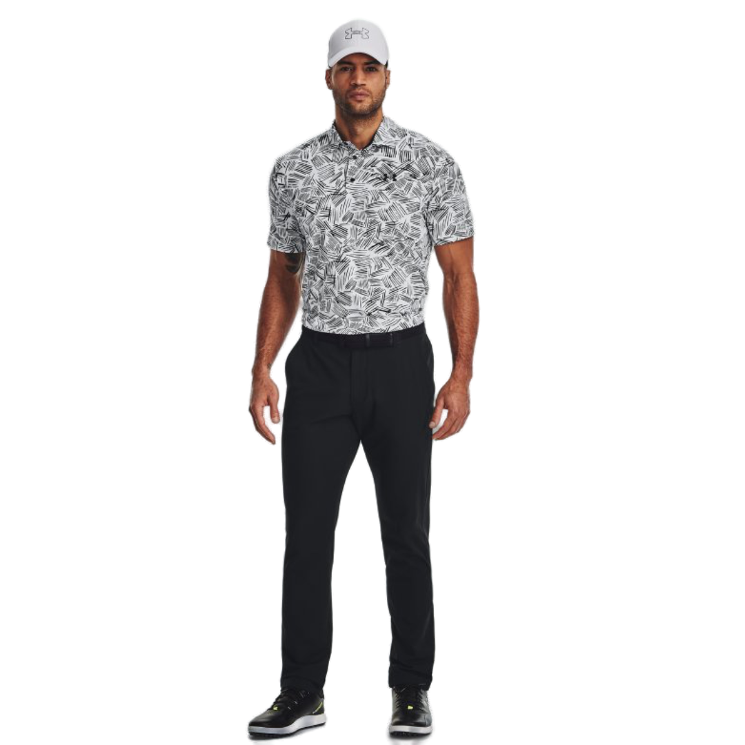 Under Armour Playoff 3.0 Printed Polo - White