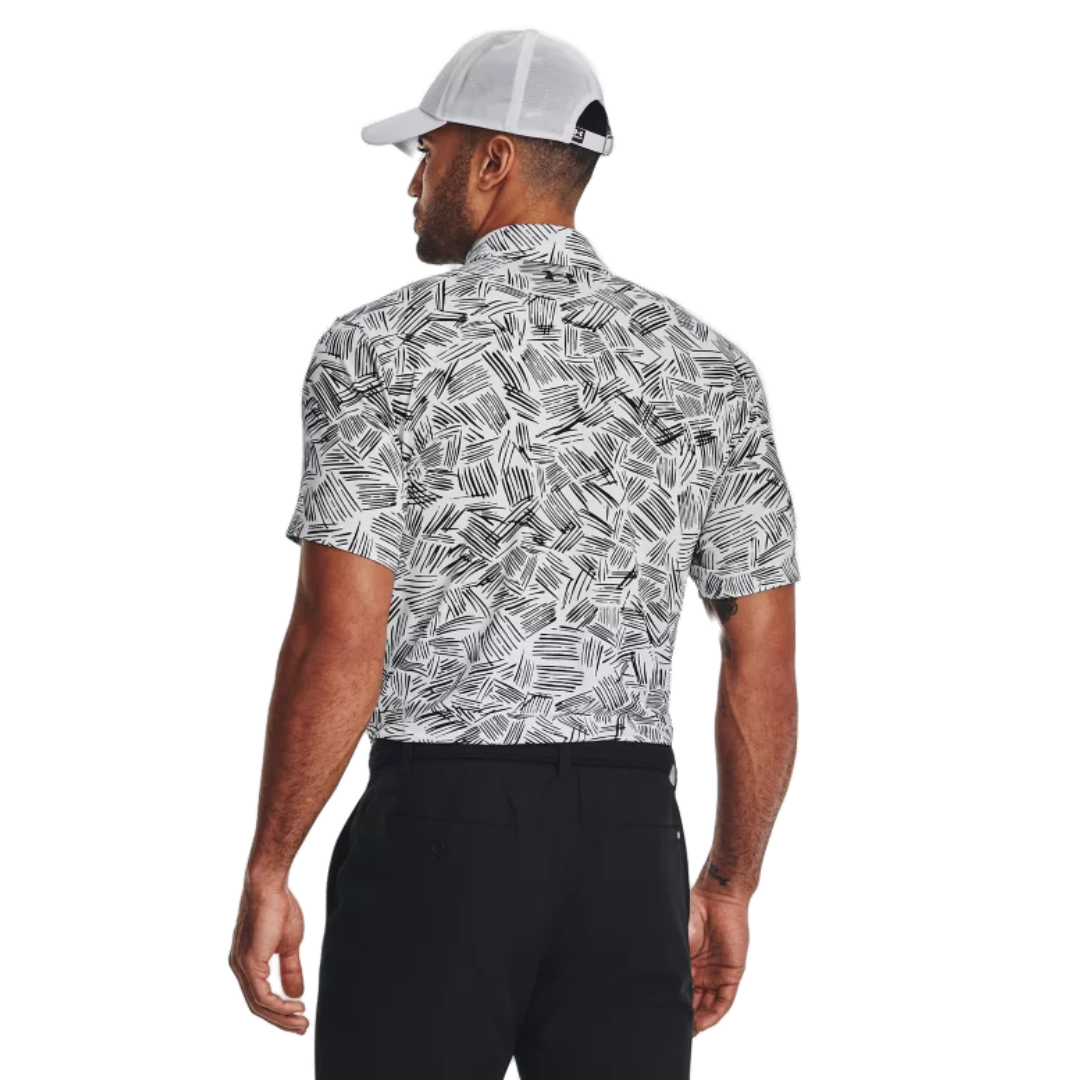 Under Armour Playoff 3.0 Printed Polo - White
