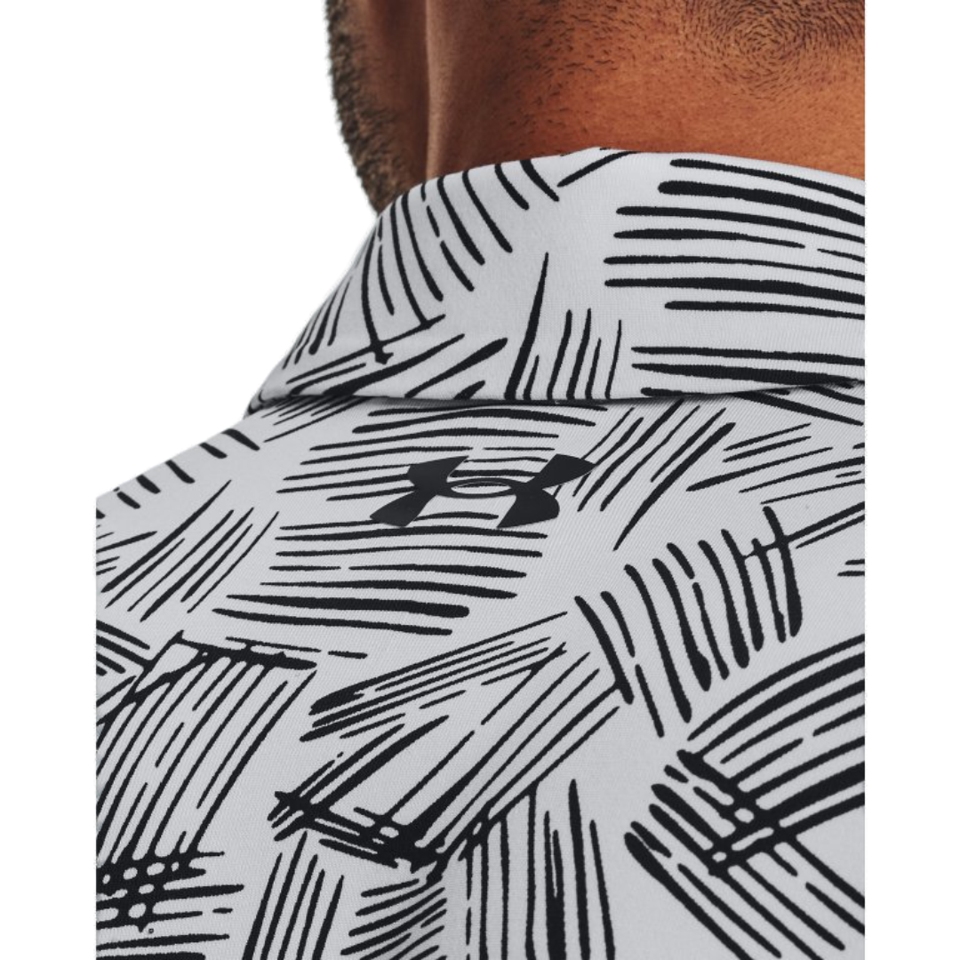 Under Armour Playoff 3.0 Printed Polo - White