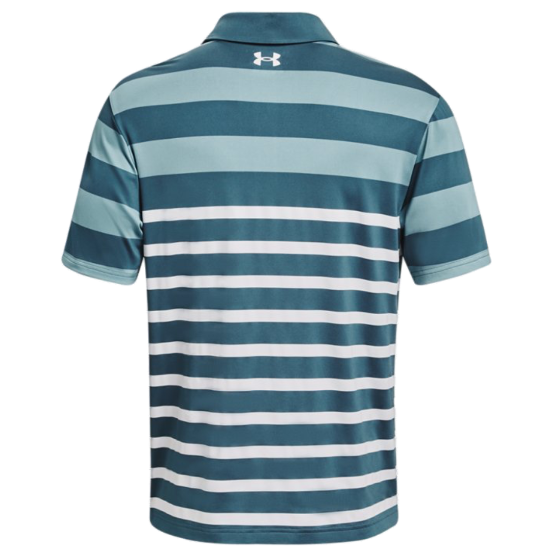 Under Armour Playoff 3.0 Stripe Polo - Static Blue