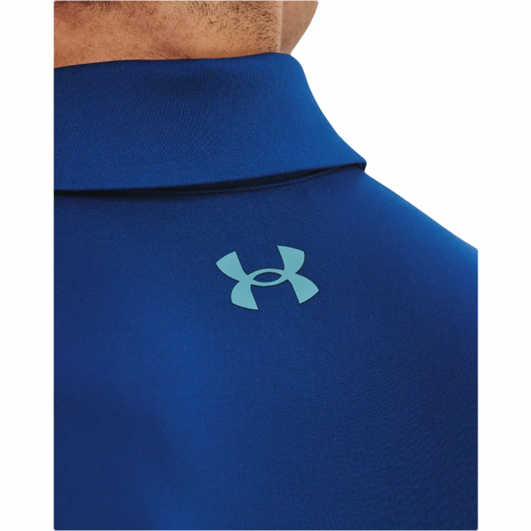 Under Armour T2G Colour Block Polo - Blue Mirage