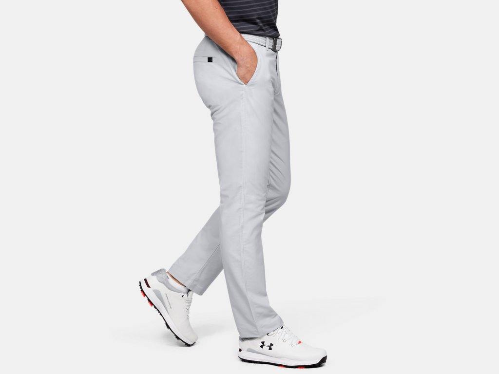 UA Performance Taper Trousers (Light Grey) - Desirable Golf