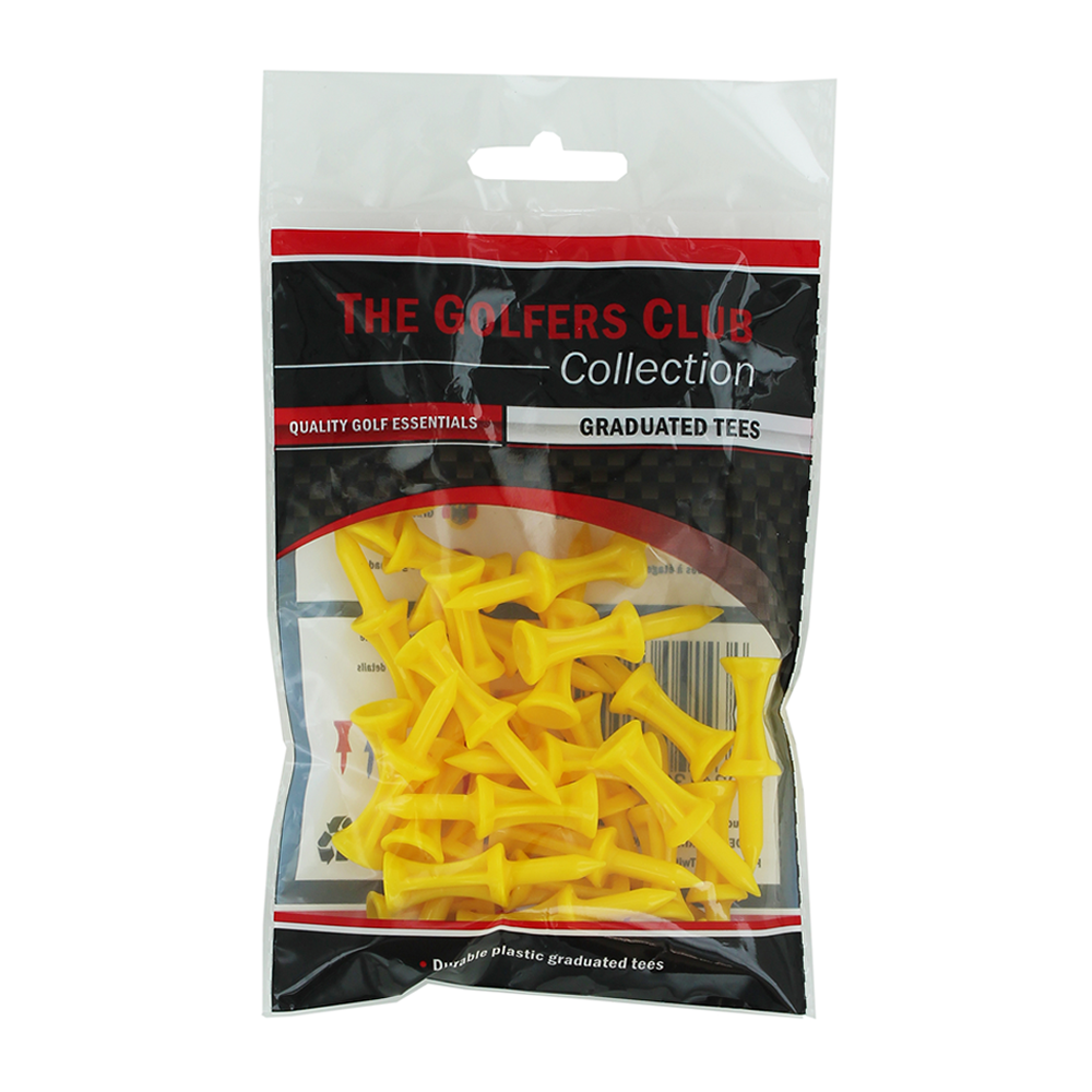 Tees (Yellow - 25mm) - Desirable Golf