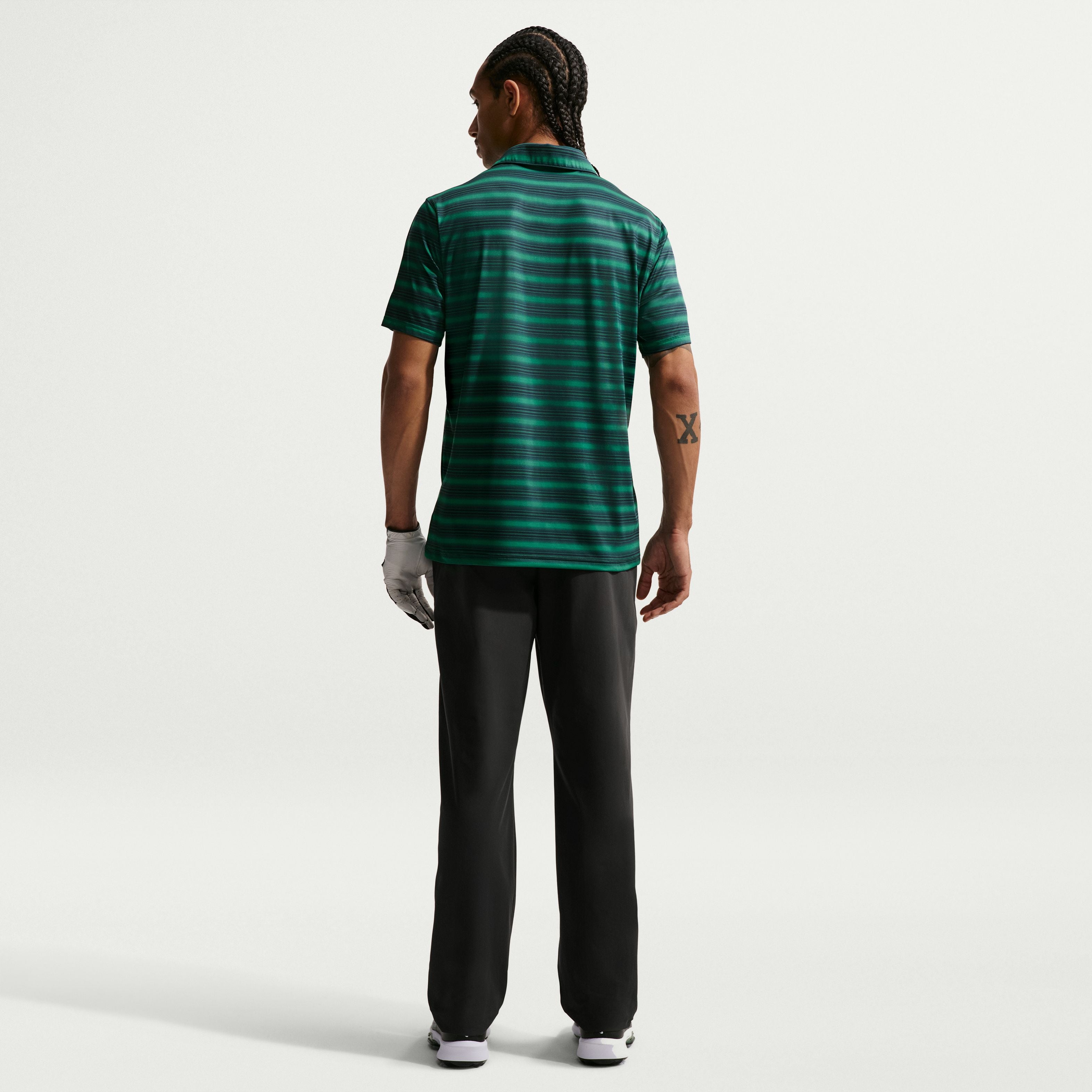 Dri-Fit Velocity Stripe Polo - Green
