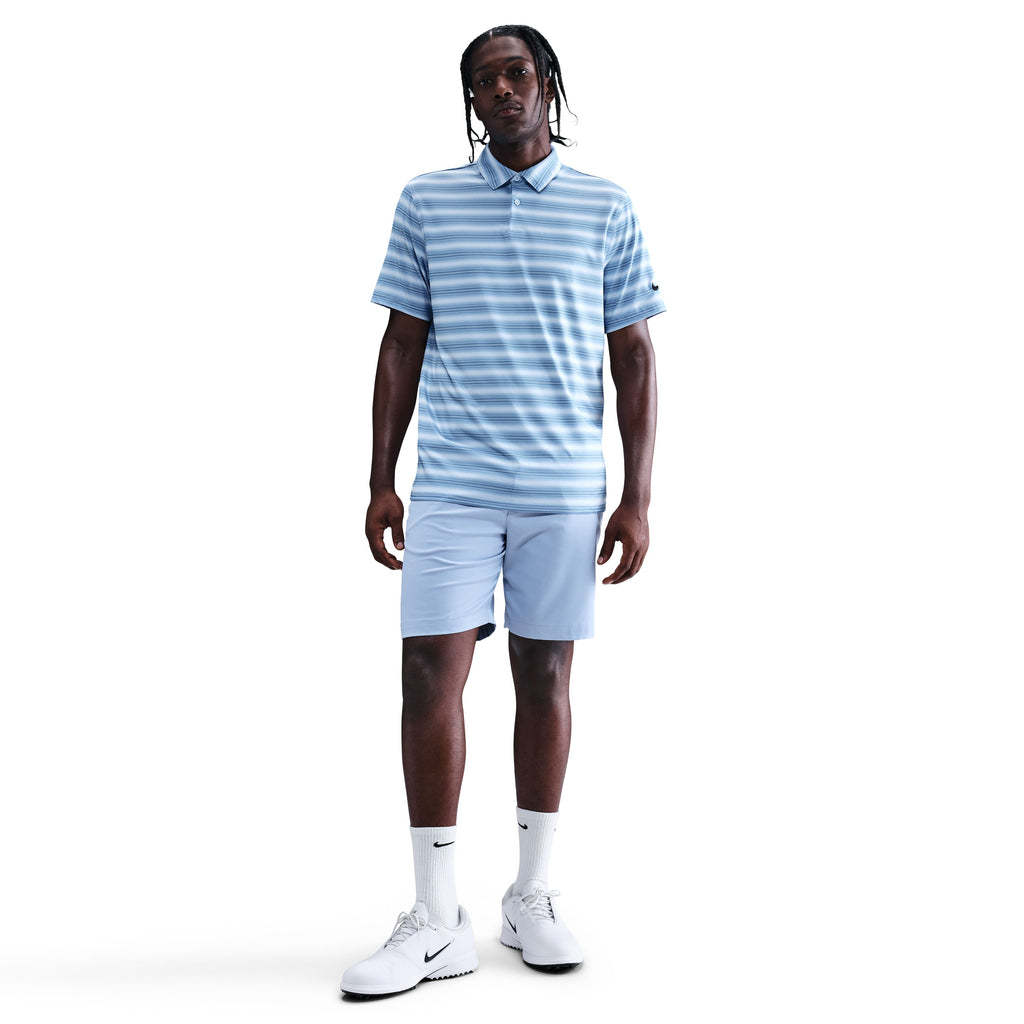 Dri-Fit Velocity Stripe Polo - Blue