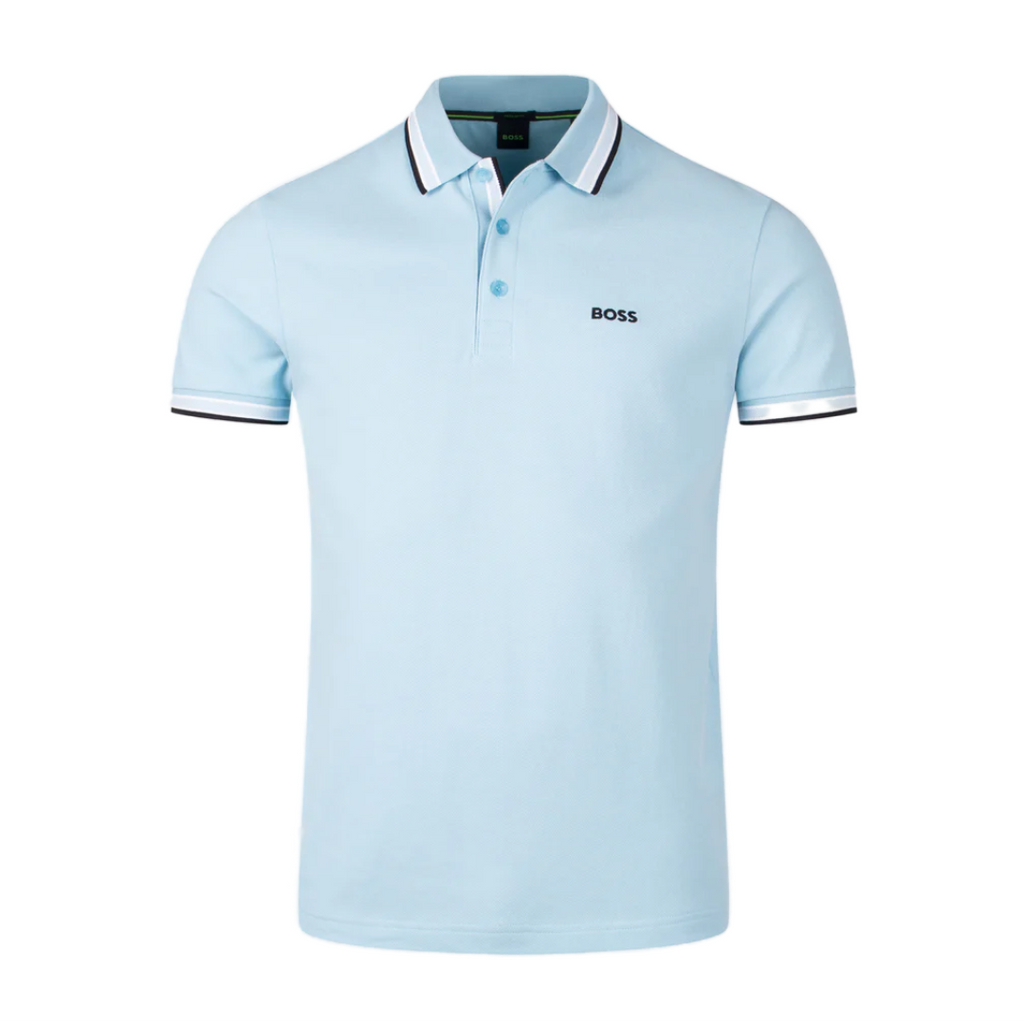Paddy Pro BOSS Paddy Pro Polo Shirt | Medium Blue | Desirable Golf